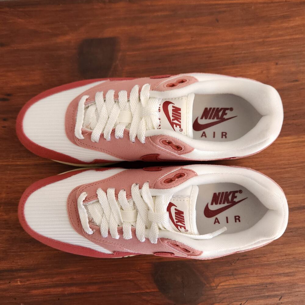 Nike Women's Size 6.5Y/8W Air Max 1 pink/White/Cream‎ - Picture 7 of 13